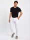 Белые прямые брюки с карманами | 6729265 | фото 6