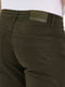 Джинсовые шорты цвета хаки на завязках | 6729291 | фото 4