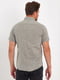 Рубашка оливкового цвета с короткими рукавами и логотипом бренда | 6729302 | фото 4