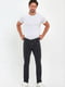 Чорно-сірі джинси прямого крою | 6729439 | фото 2