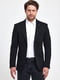 Классический черный пиджак с лацканами | 6729571 | фото 6