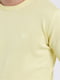 Базовый желтый трикотажный джемпер | 6729631 | фото 3