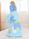 Дитячий рушник- пончо Lovely Svi з капюшоном блакитного кольору (60х60 см) | 6730742 | фото 3