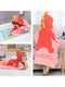 Дитячий рушник-пончо Lovely Svi з капюшоном рожевого кольору (60х60 см) | 6730743 | фото 2