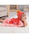 Дитячий рушник-пончо Lovely Svi з капюшоном рожевого кольору (60х60 см) | 6730743 | фото 3