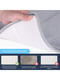 Антиковзаючий водопоглинаючий килимок для ванної з ефектом пам'яті сірого кольору (50 х 80 см)  | 6730752 | фото 4