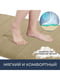 Антиковзаючий водопоглинаючий килимок для ванної з ефектом пам'яті бежевого кольору (50 х 80 см)  | 6730754 | фото 2
