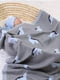 Плетений дитячий плед Lovely Svi сірий з принтом “Дракончики” (80х100 см) | 6730771 | фото 3