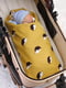 Плетений дитячий плед Lovely Svi жовтого кольору з принтом “Їжачок” (80 х 100 см)  | 6730776 | фото 3