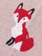 Плетений дитячий плед Lovely Svi пудрового кольору з принтом “FOX” (80 х 100 см) | 6730779 | фото 4