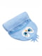 Дитячий рушник з капюшоном блакитного кольору з принтом “Пінгвін” (70х100 см) | 6730797 | фото 3