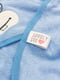 Дитячий рушник з капюшоном блакитного кольору з принтом “Бегемотик” (70х100 см) | 6730798 | фото 3