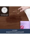 Антиковзаючий килимок для ванної та туалету з ефектом пам'яті коричневого кольору (50 х80 см)  | 6730799 | фото 3