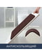 Антиковзаючий килимок для ванної та туалету з ефектом пам'яті коричневого кольору (50 х80 см)  | 6730799 | фото 4