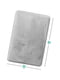 Антиковзаючий, м'який килимок для ванної з ефектом пам'яті сірого кольору (50 х 80 см) | 6730809 | фото 2