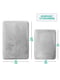 Набір антиковзаючих килимків для ванної з ефектом пам'яті (2 шт., 50 х 80 см та 40 х 60 см) | 6730812 | фото 3