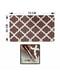 Антиковзаючий водонепронекний кухонний килимок з ефектом пам'яті коричневий в ромби (44x74 x 1 см) | 6730816 | фото 4