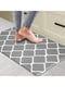 Антиковзаючий водонепроникний кухонний килимок з ефектом пам'яті сірого кольору (44x74 x1 см)  | 6730817 | фото 2