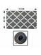 Антиковзаючий водонепроникний кухонний килимок з ефектом пам'яті сірого кольору (44x74 x1 см)  | 6730817 | фото 4