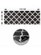 Антиковзаючий водонепронекний кухонний килимок чорні в ромби (44x119x 1 см)  | 6730818 | фото 3