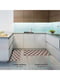 Антиковзаючий водонепроникний кухонний килимок з ефектом пам'яті коричневого кольору в ромби (44x119x 1 см) | 6730819 | фото 2