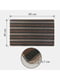 Придверний килимок з петлевою щетиною в смужку (40 x 60 см)  | 6730828 | фото 3