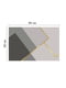 Інноваційний суперпоглинаючий килимок для ванної темно-сірого кольору в абстрактний принт (50х80 см)  | 6730847 | фото 2