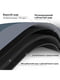 Інноваційний суперпоглинаючий килимок для ванної темно-сірого кольору в абстрактний принт (50х80 см)  | 6730847 | фото 5