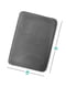 Антиковзаючий, м'який килимок для ванної з ефектом пам'яті кольору графіт (40 х 60 см) | 6730861 | фото 2