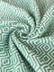 Пляжний рушник XХL зеленого кольору (100 х 180 см)  | 6730868 | фото 3