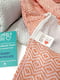Пляжний рушник помаранчевого кольору Пештемаль - XХL (100 х 180 см)  | 6730869 | фото 2