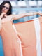Пляжний рушник помаранчевого кольору Пештемаль - XХL (100 х 180 см)  | 6730869 | фото 5