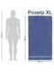 Рушник XL синього кольору (80 х160 см)  | 6730901 | фото 4