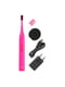 Звуковая гидроактивная розовая зубная щетка Black Whitening II Shocking Pink | 6733741 | фото 3