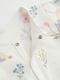 Біла піжама в квітковий принт на кнопках | 6735404 | фото 2