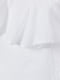 Белая блуза прямого кроя на одно плечо | 6735466 | фото 2