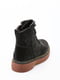 Чорні зимові черевики на шнурівці | 6735616 | фото 4
