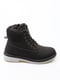 Чорні зимові черевики на шнурівці | 6735623 | фото 2