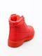 Червоні черевики зі шнурівкою | 6735641 | фото 4