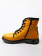 Жовті черевики з чорною шнурівкою | 6735643 | фото 3