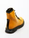 Жовті черевики з чорною шнурівкою | 6735643 | фото 4