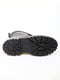 Чорні зимові черевики зі шнурівкою | 6735654 | фото 5