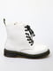 Білі черевики з чорною шнурівкою | 6735659 | фото 3