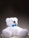 Плюшевий ведмедик із сердечком "Джеймс" (65 см) - білий | 6735764 | фото 2