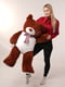 Плюшевий ведмедик з серцем "Бенжамін" (135 см) - шоколадний | 6735765 | фото 5