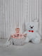 Плюшевий ведмедик з серцем "Бенжамін" (135 см) - білий | 6735768 | фото 5