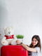 Ведмедик з латками плюшевий в футболці "Me To You (70 см) — молочний | 6735814 | фото 6