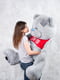 Ведмедик з латками плюшевий в футболці "Me To You (160 см) - Сірий | 6735815 | фото 5