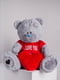 Ведмедик з латками плюшевий в футболці "Me To You (100 см) — сірий | 6735817 | фото 4