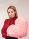 М'яка іграшка-подушка "Серце" (50 см) - Рожева | 6735828 | фото 2